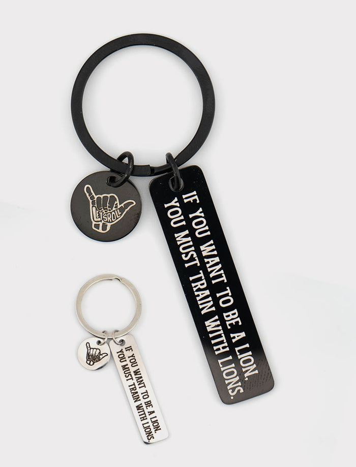 Keychain - Be a lion (Let's Roll)