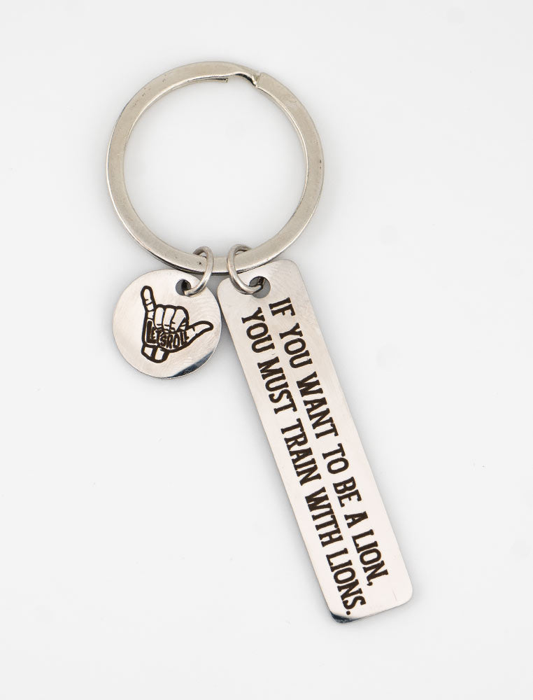 Keychain - Be a lion (Let's Roll)