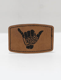 Faux Irn Leather Patch - Lets Roll