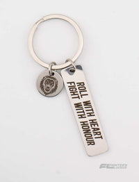 Keychain - Roll with Heart