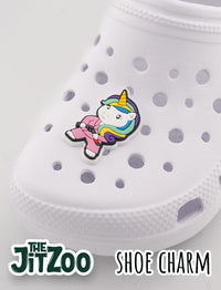 Unicorn JitZoo Shoe Charm